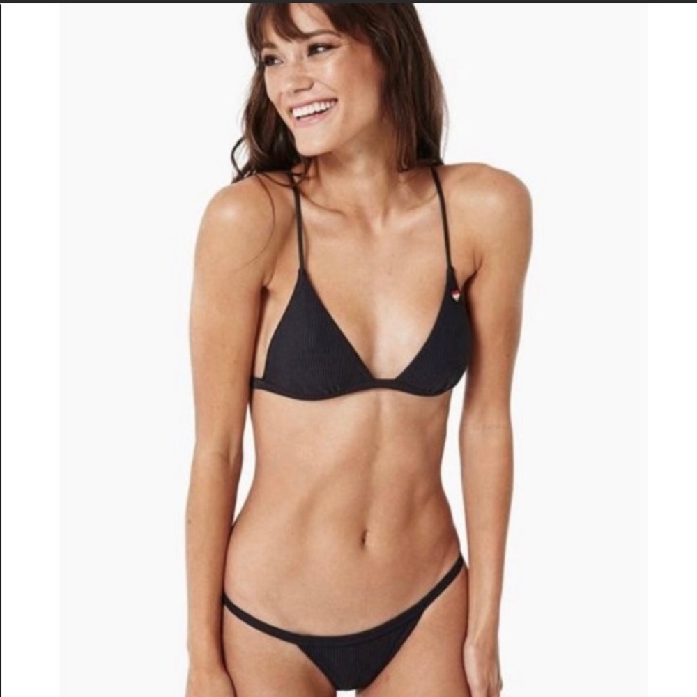 Spiritual Gangster Ribbed String Bikini Bottom NWT $48